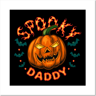 Spooky Daddy for Halloween holiday Posters and Art